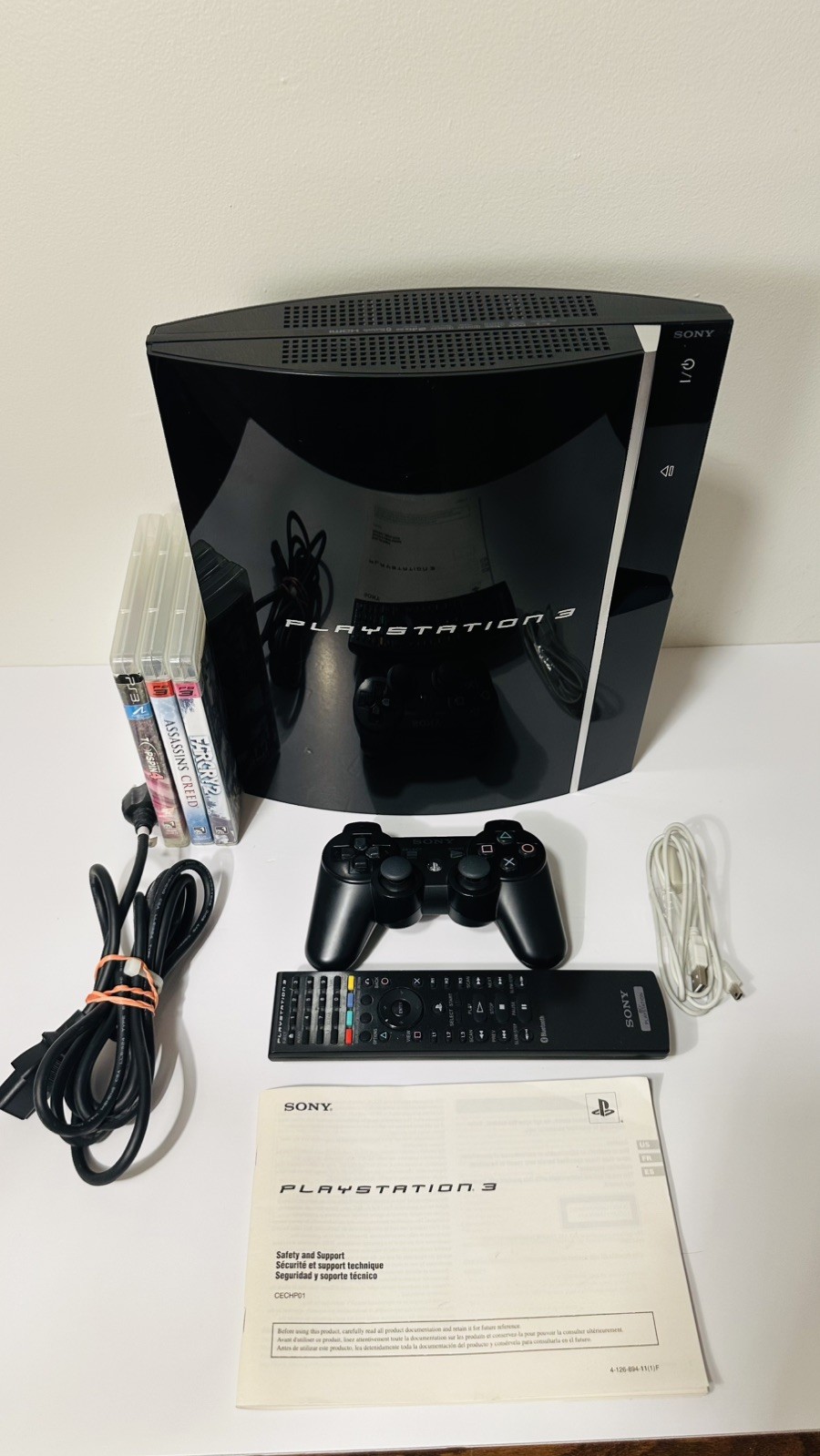 Sony PlayStation 3 PS3 Fat 160GB CECHP01 Bundle - photo 2