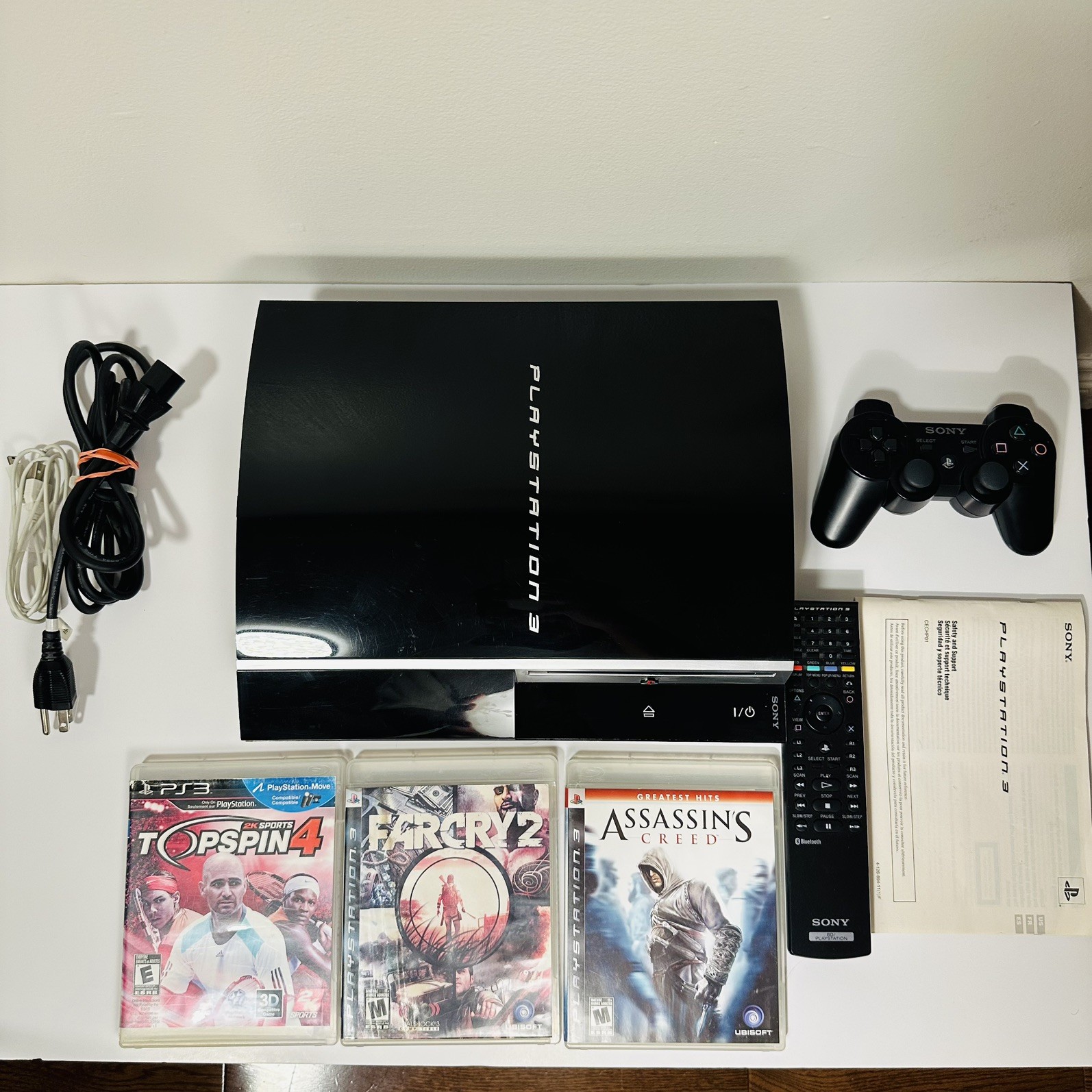 Sony PlayStation 3 PS3 Fat 160GB CECHP01 Bundle - photo 3
