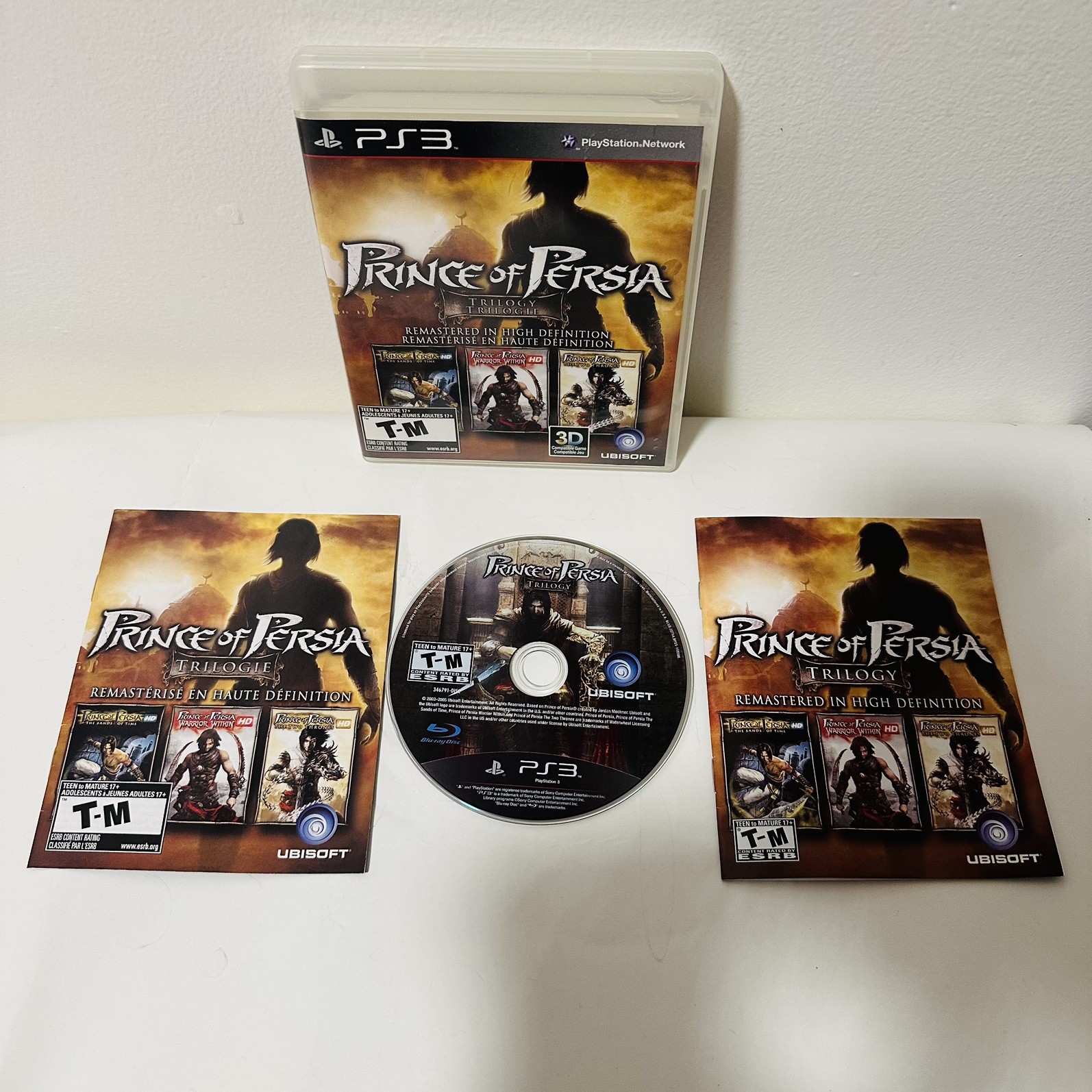 Prince of Persia Trilogy HD 2011 Sony Playstation 3 PS3 CIB