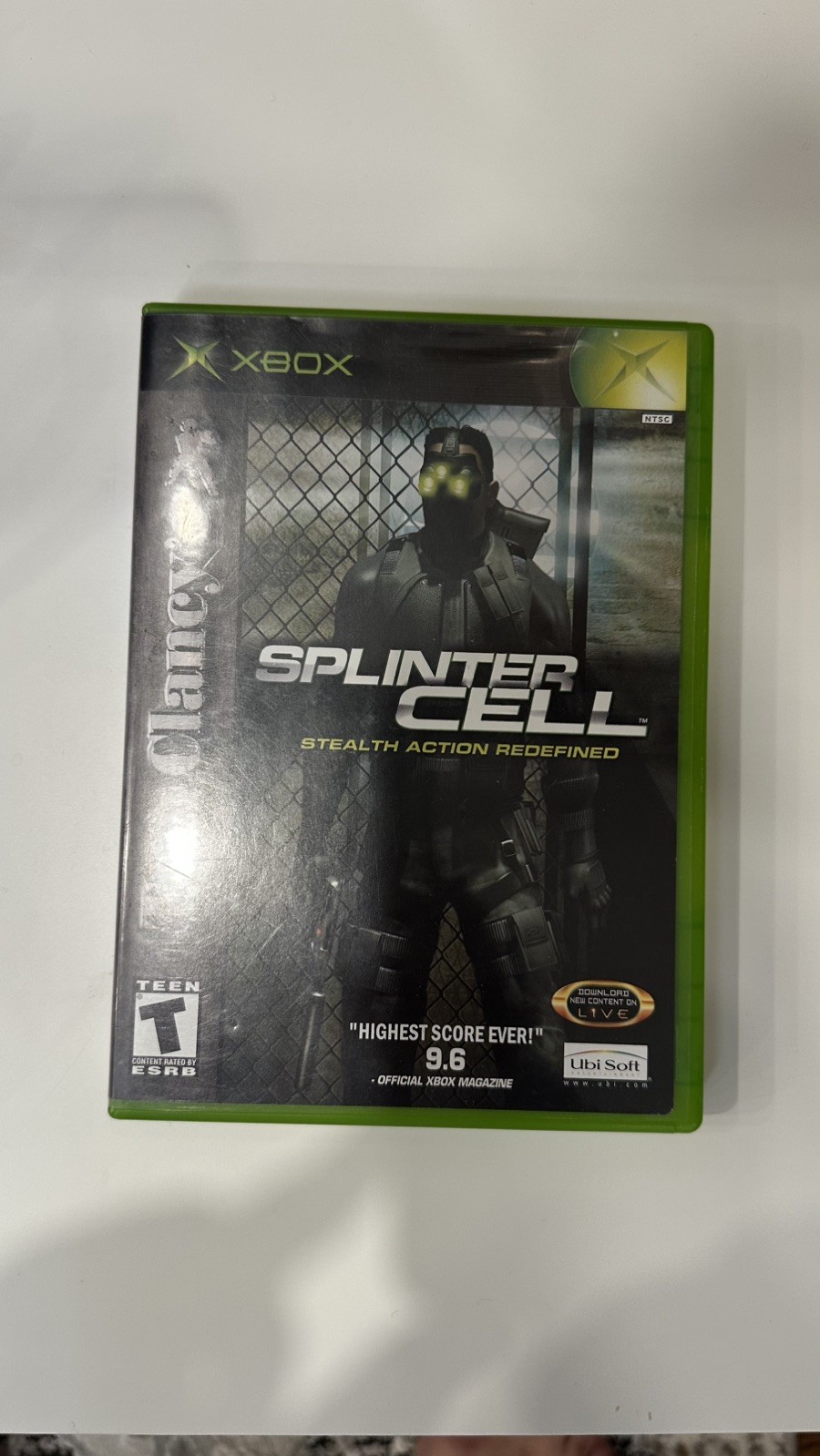 Splinter Cell - Microsoft Xbox CIB including manuals Tested Work