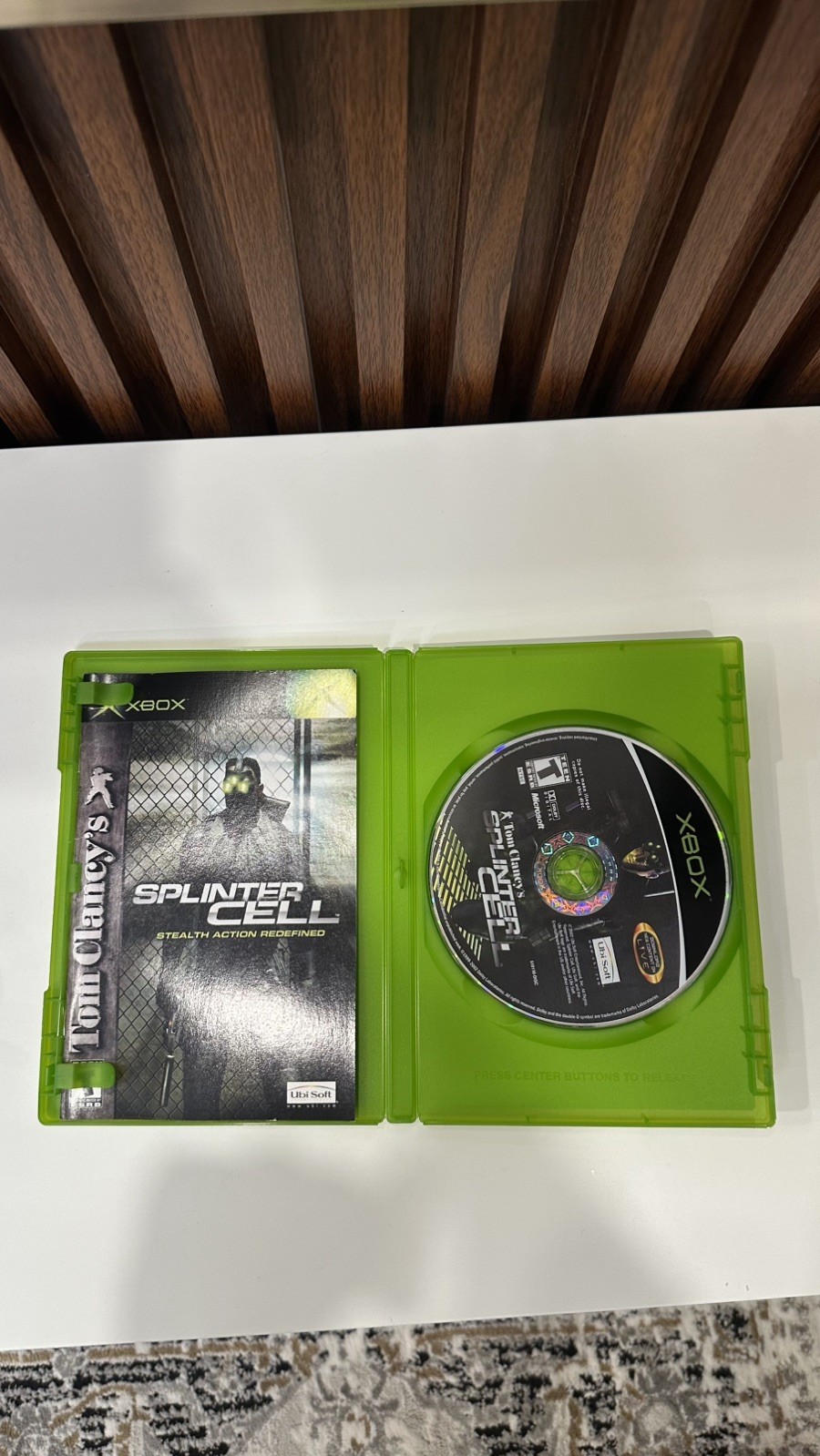 Splinter Cell - Microsoft Xbox CIB including manuals Tested Work - photo 4