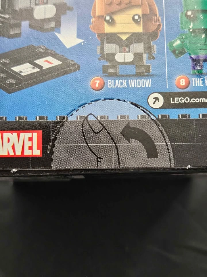 Lego BrickHeadz, marvel, black widow unopened - photo 3