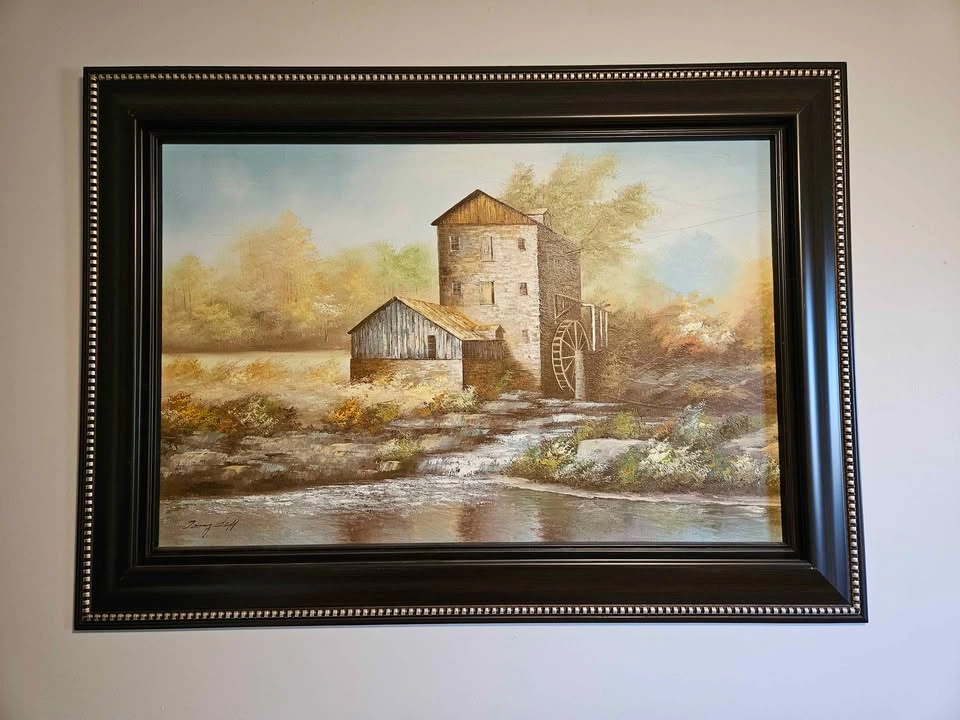 Signed oil painting