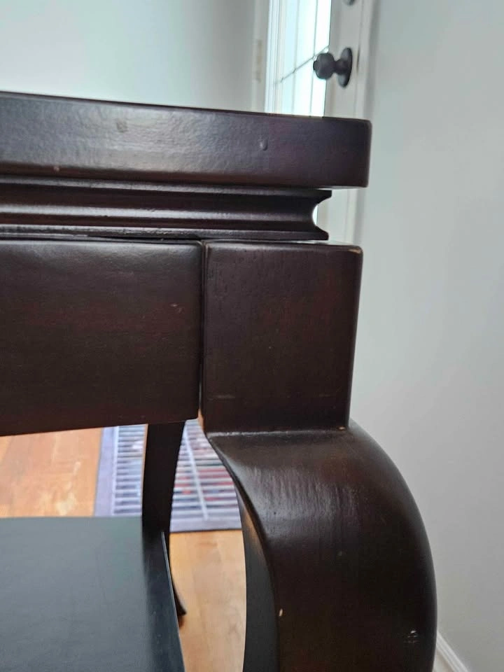 Solid wood sturdy side table - photo 3