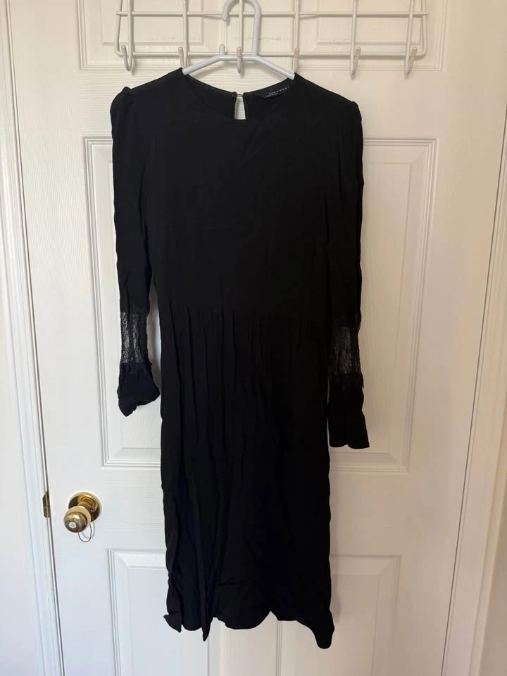 Zara lace black dress - photo 5