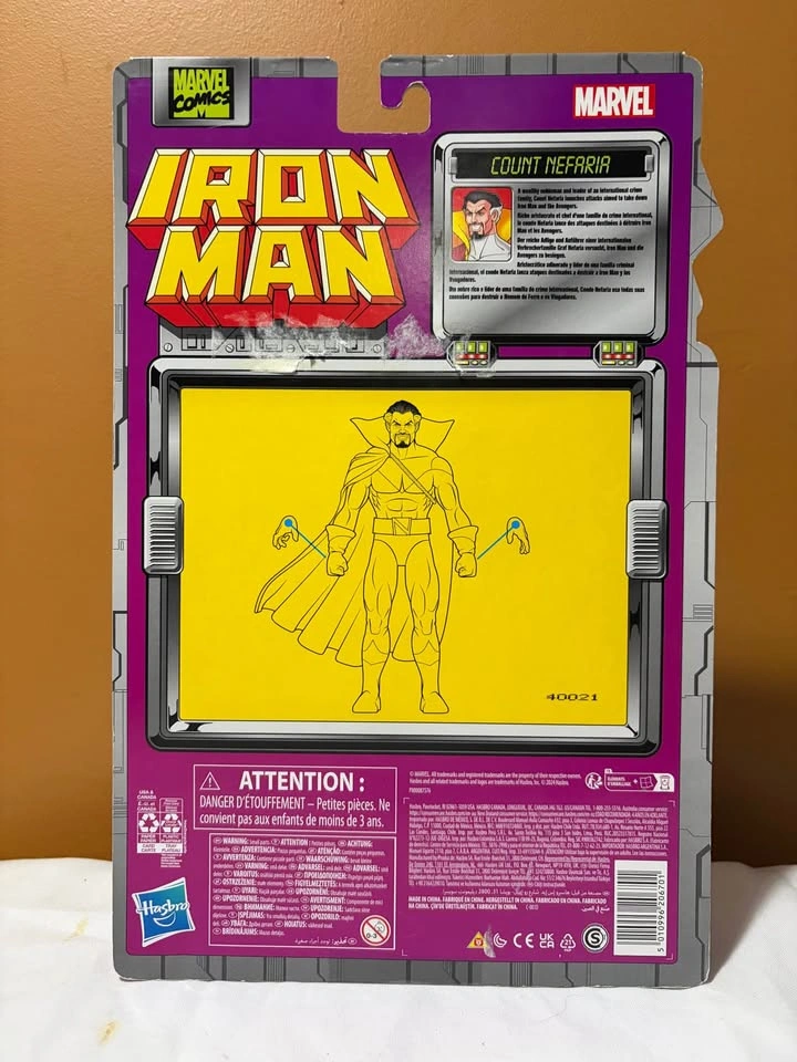 Count Nefaria (Iron Man Retro) - Marvel Legends Action Figure - photo 2