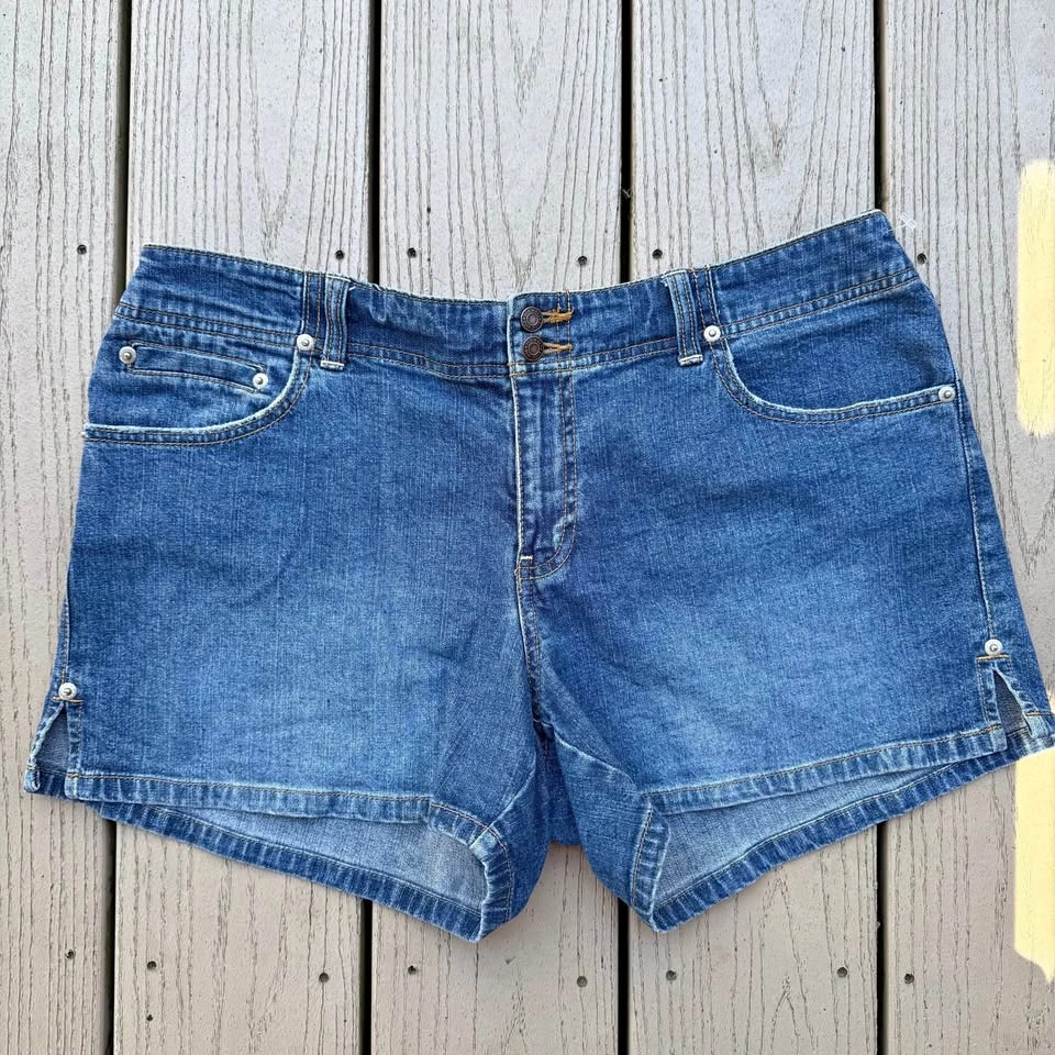 Denim shorts
