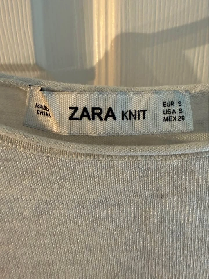Zara grey knitwear top - photo 2
