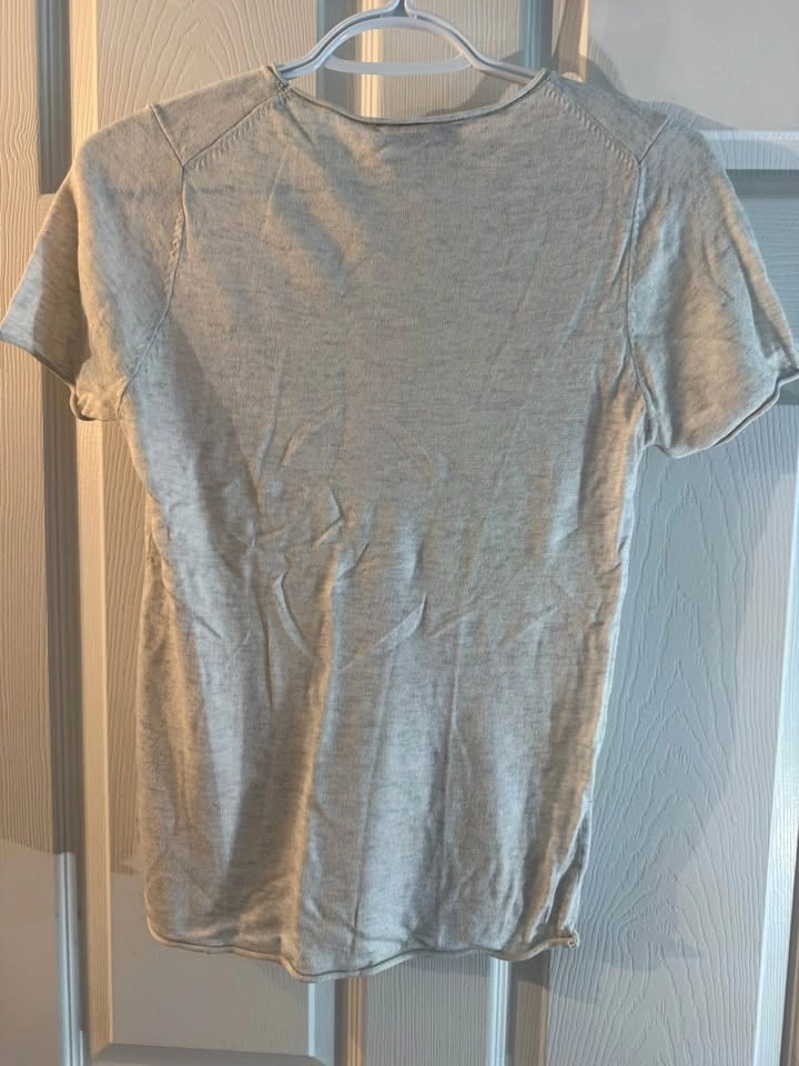 Zara grey knitwear top - photo 3