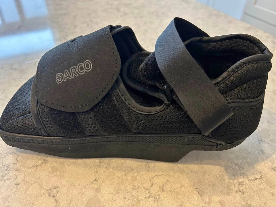 NEW post op recovery shoe - heel wedge