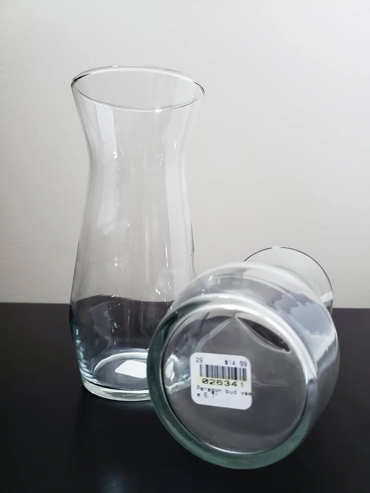 BRAND NEW! 2 Paragon Bud Vase 6.7” (Engravable glass) ⚽ - photo 3
