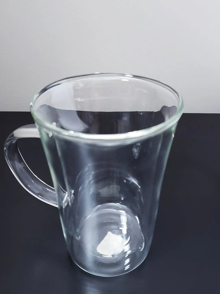 BRAND NEW! 17 oz Double Wall Insulated Glass Mug ⚽ - photo 2