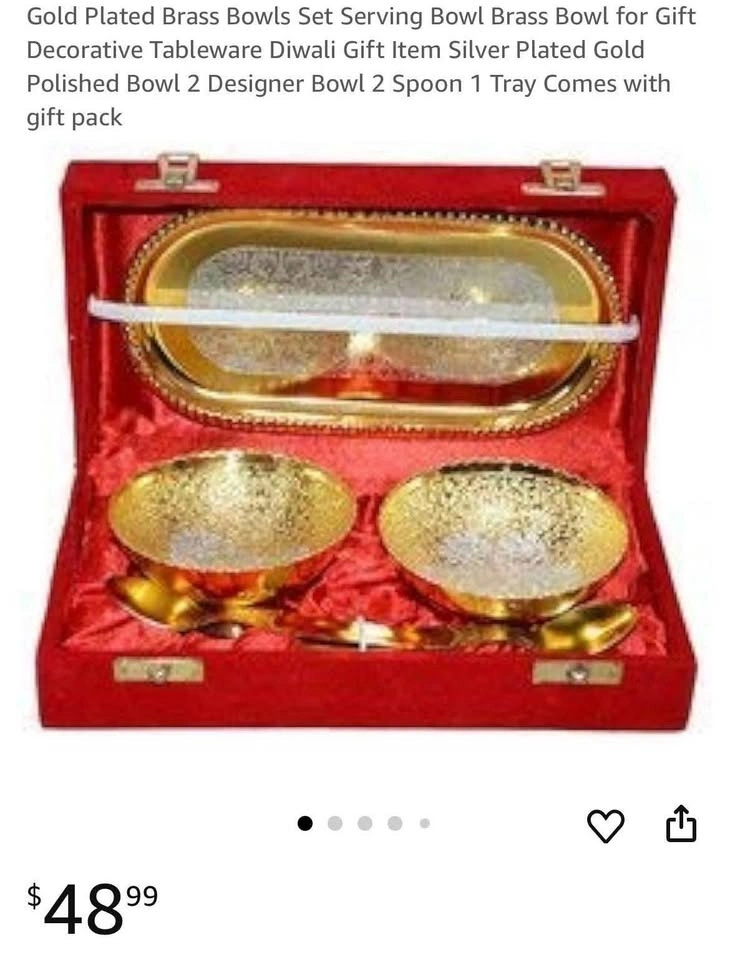 *New* Stock Gold and silver plated Bowl - photo 4