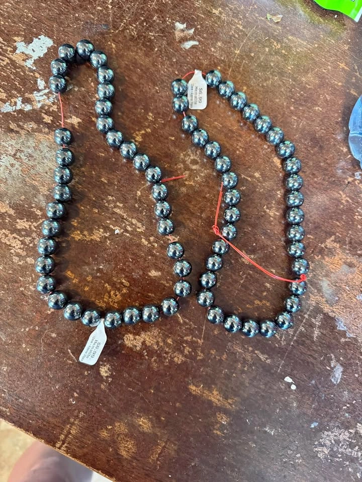 HEMATITE BEADS STANDS BRAND NEW WITH TAGS