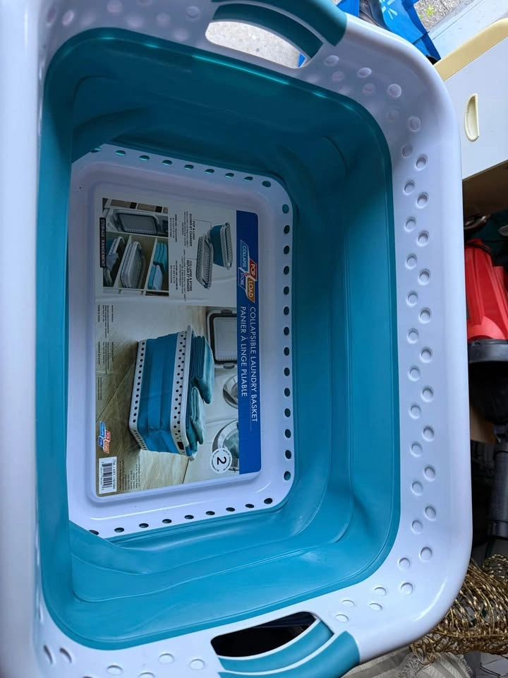 Brand New Pop & Load Collapsible Laundry Basket Set (2-Pack) - photo 3