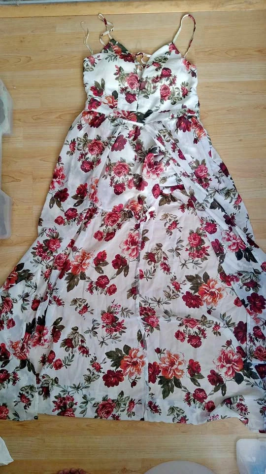 Streetwear Society Floral Maxi Romper Dress