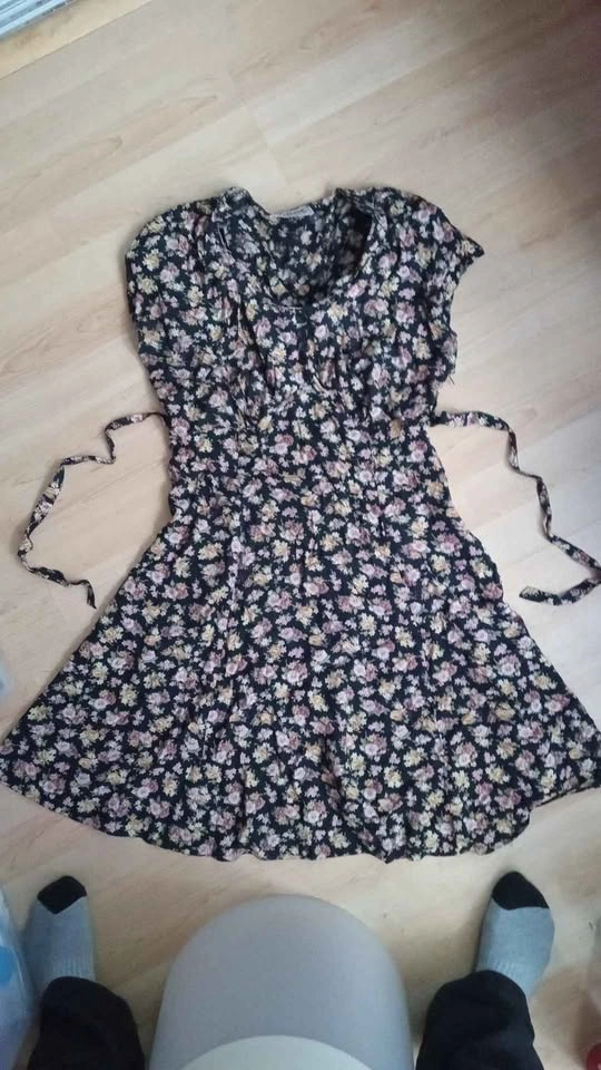 Floral Print Short Sleeve Dress - photo 2