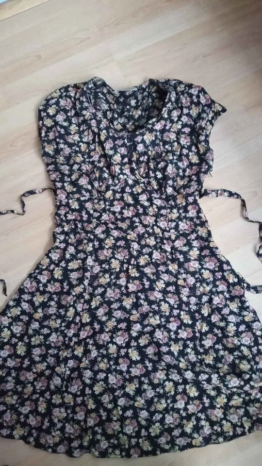 Floral Print Short Sleeve Dress - photo 3