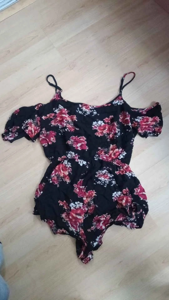 Floral Cold-Shoulder Romper - photo 2