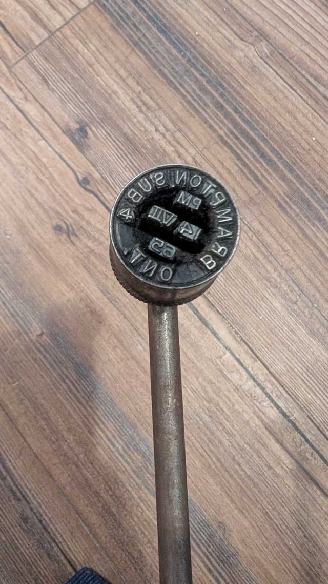 Vintage Handheld Branding Iron - photo 2