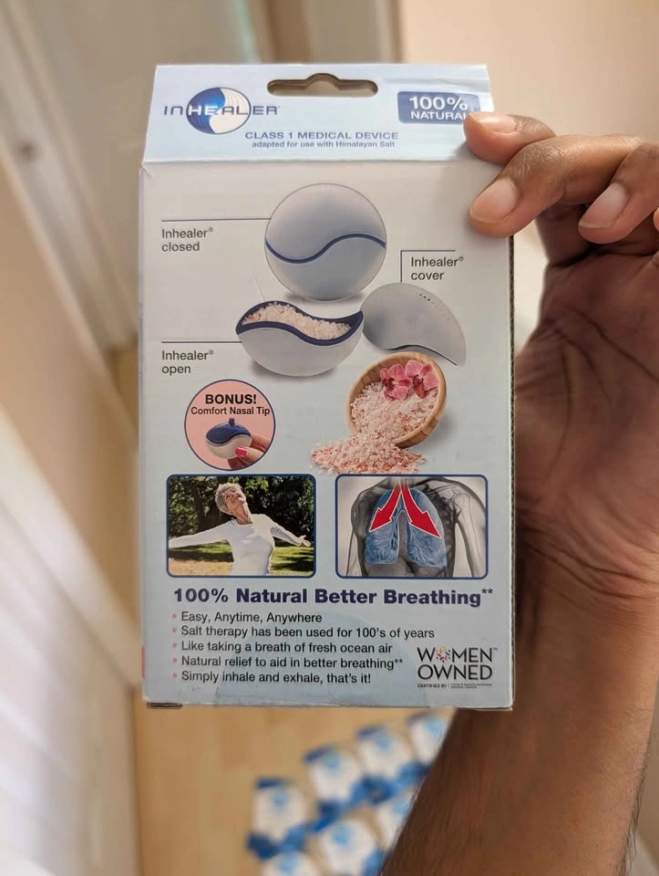 Salt Inhaler for Breathing - photo 3