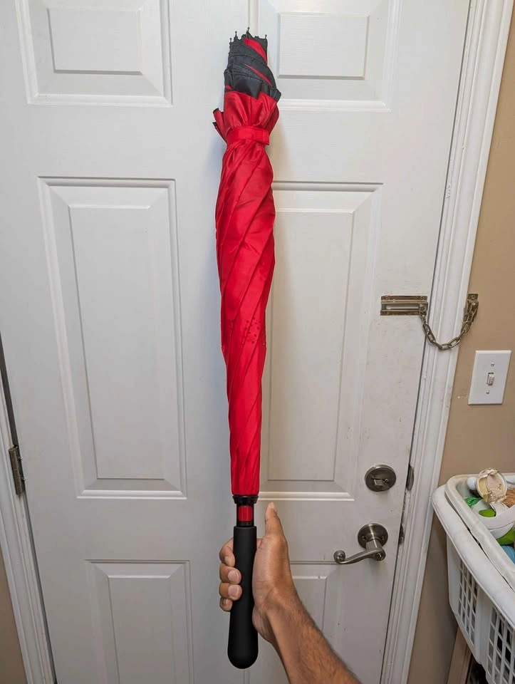 Huge Umbrella Black & Red - photo 2