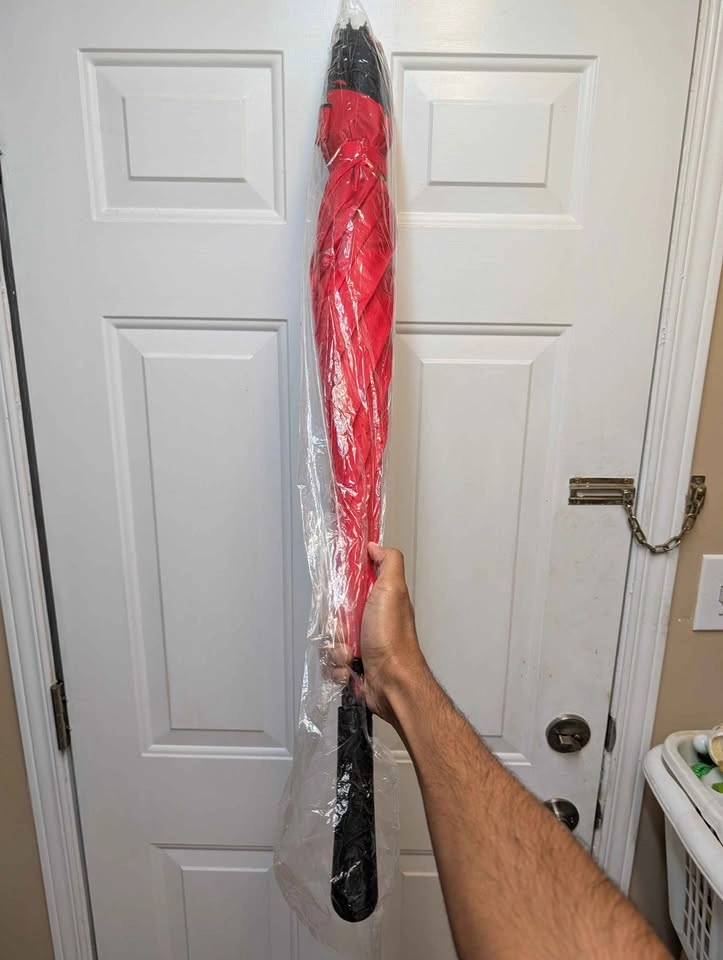 Huge Umbrella Black & Red - photo 3