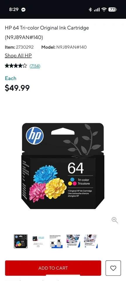 HP PRINTER INK CARTRIDGE | NEW FOR SALE - photo 2