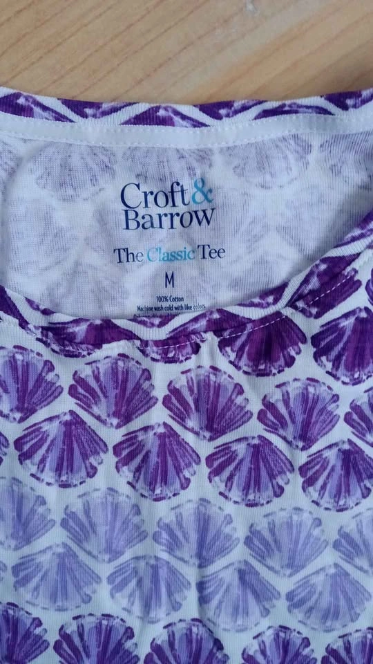 100% Cotton Croft & Barrow The Classic Tee Size M - photo 2