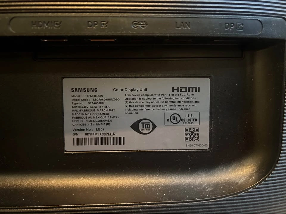 Samsung Monitor S60UA Series - photo 4