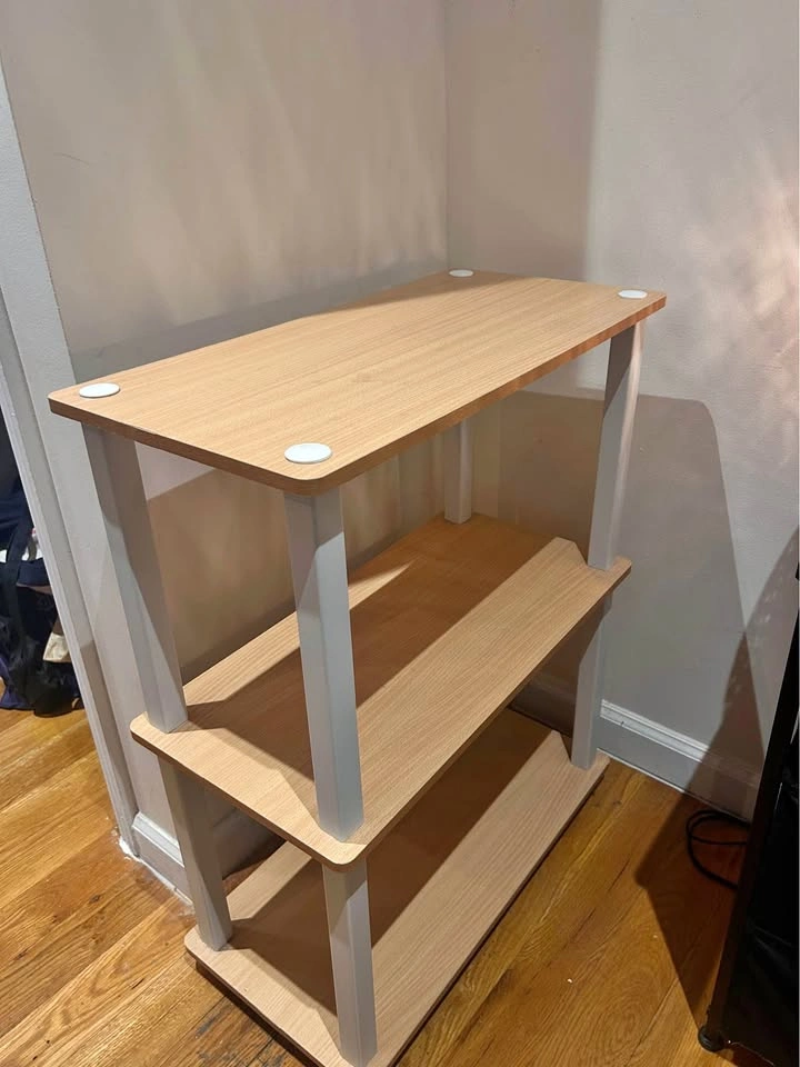 Three tiered shelf