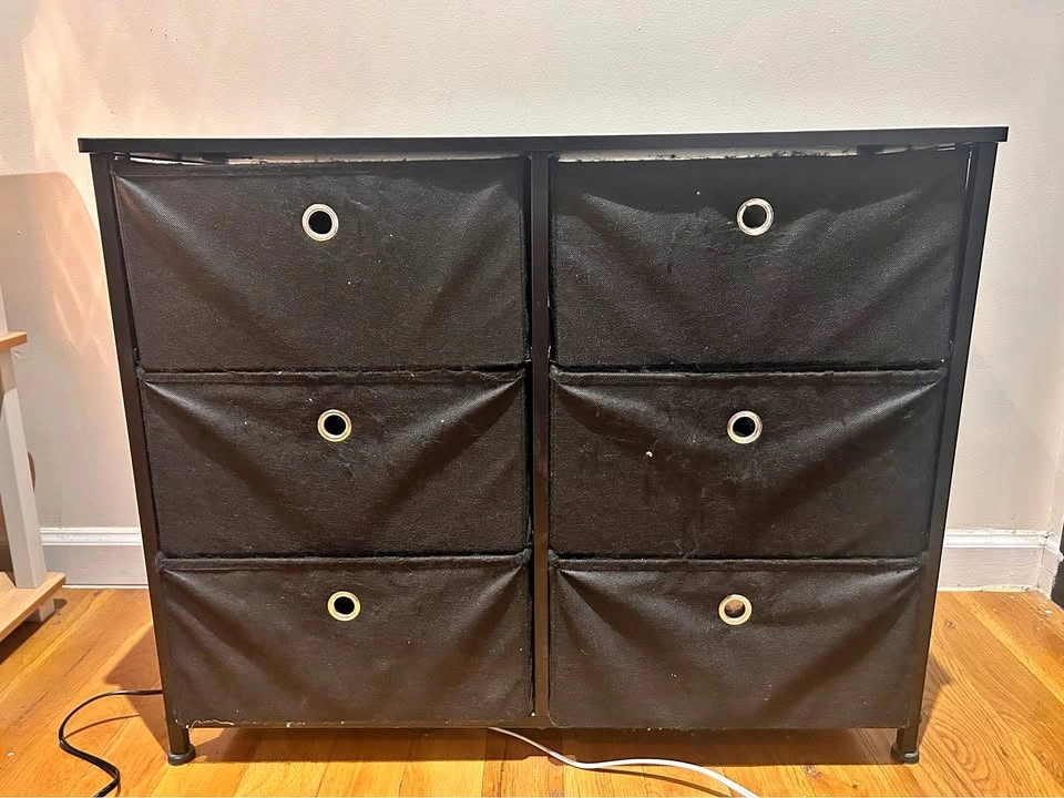 Set of 6 storage drawer unit