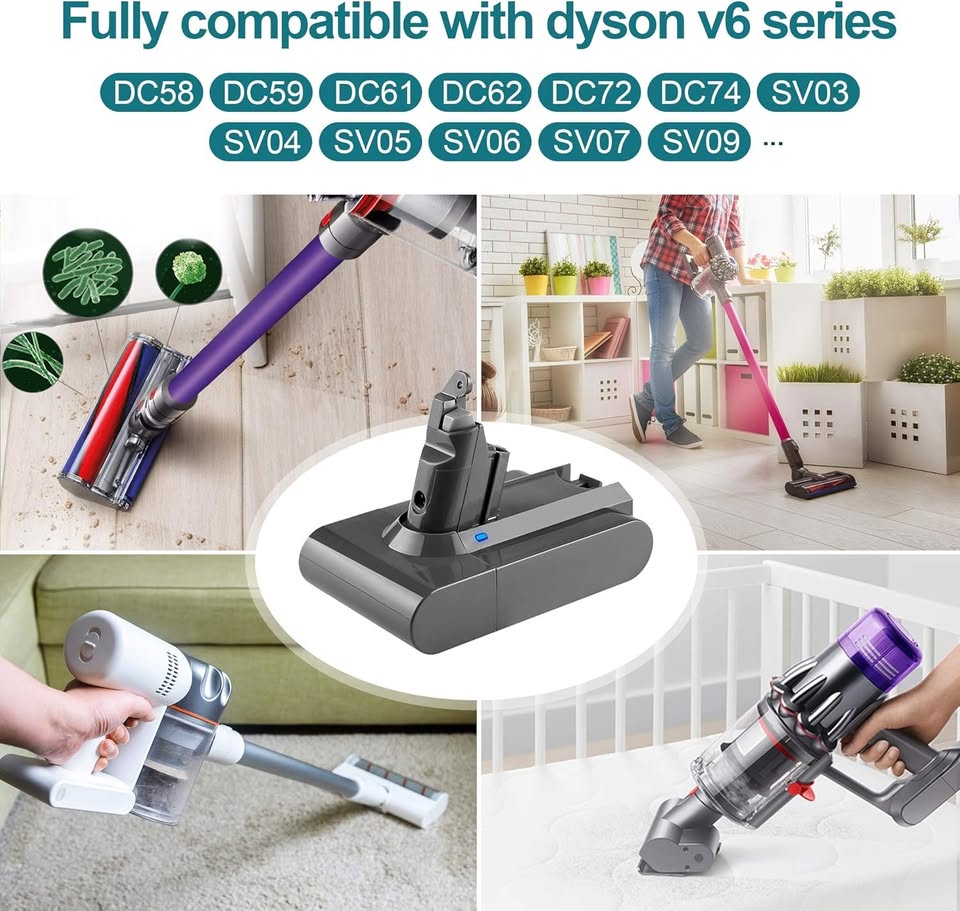 MCWGOLD Dyson V6 Battery Replacement - photo 2