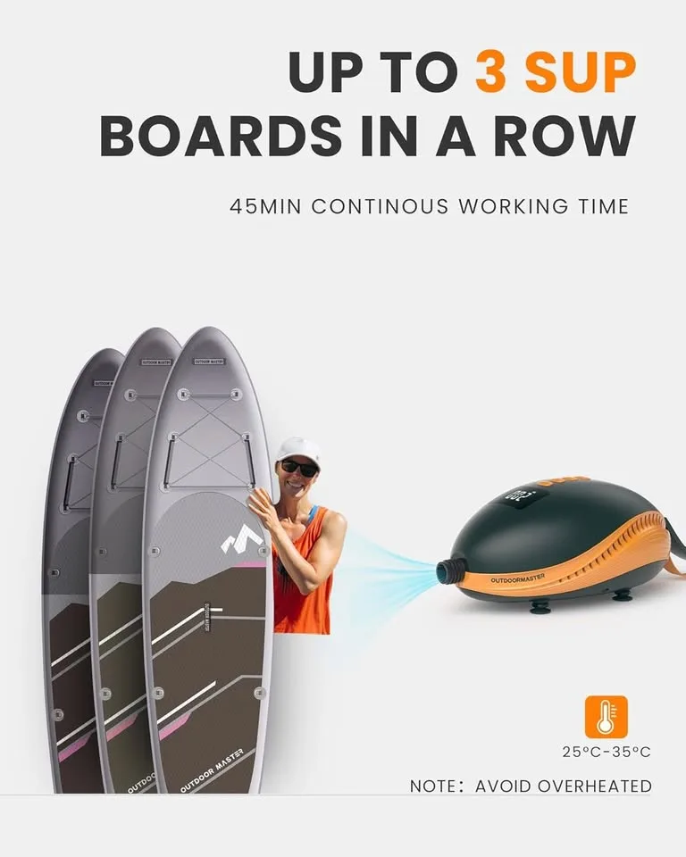 OutdoorMaster SUP Air Pump - The Dolphin image indicator(4)