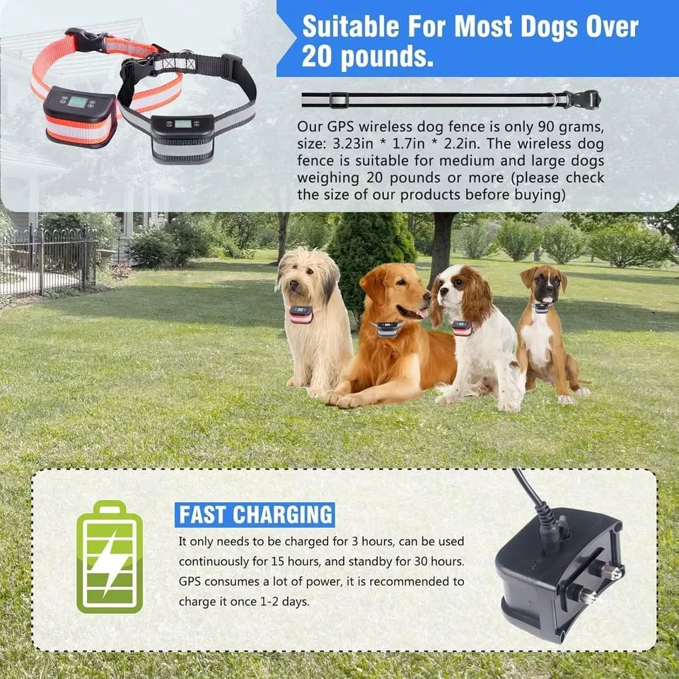 Wireless Dog Fence Pet Containment System image indicator(6)