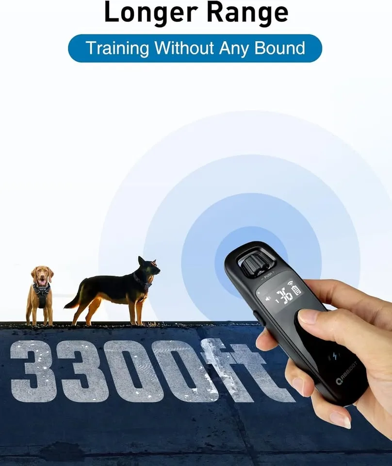 ABBIDOT Shock Collar 2 Dogs (15~130lbs) image indicator(5)