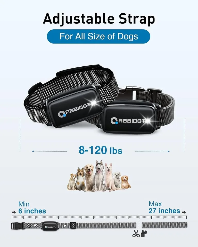 ABBIDOT Shock Collar 2 Dogs (15~130lbs) image indicator(6)
