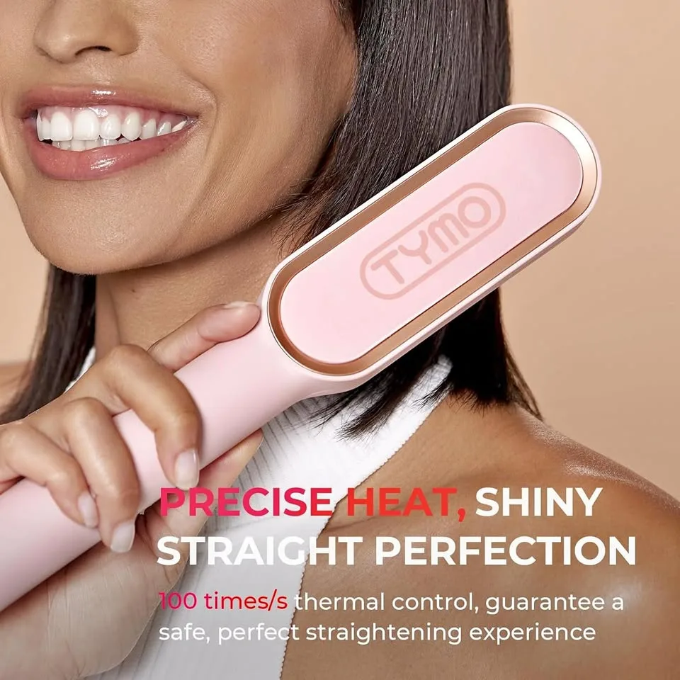 TYMO Hair Straightener Brush, Flat Iron & Comb thumbnail