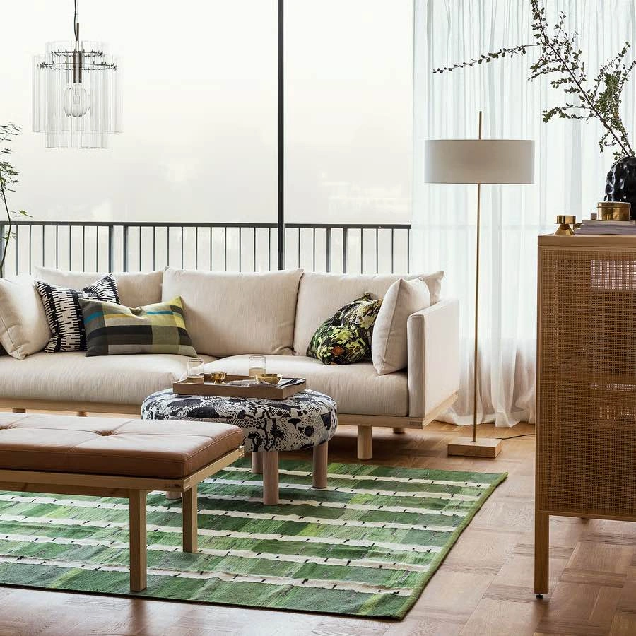 STOCKHOLM 2025 Floor Lamp, White Textile/Brass Plated - photo 3