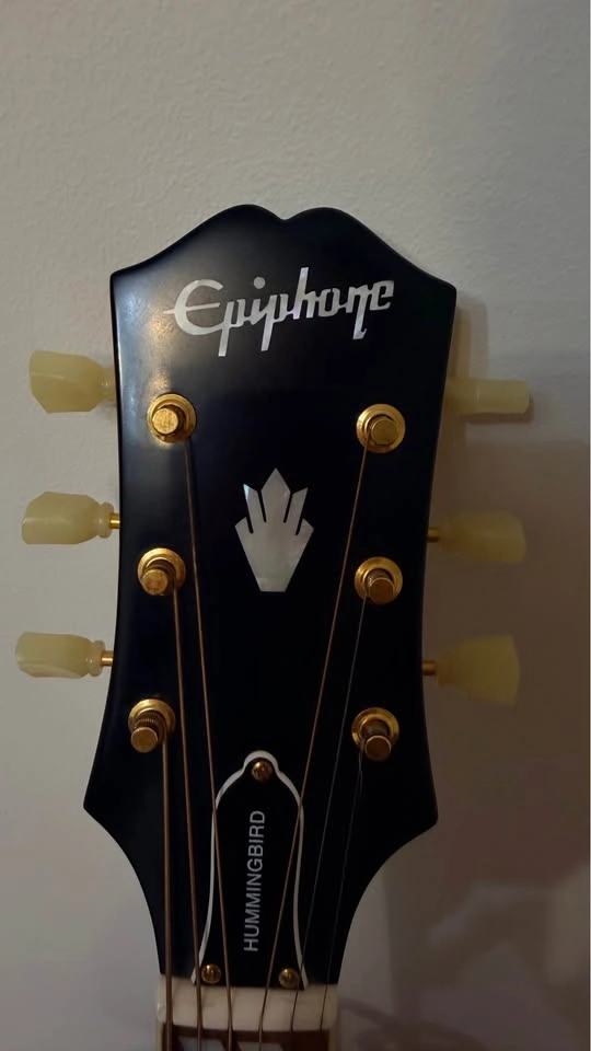 Epiphone Hummingbird Acoustic Electric Guitar - photo 3