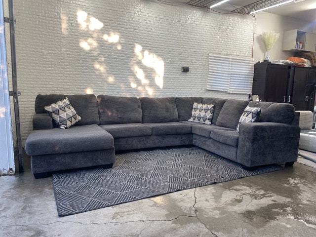 Large Grey Sectional - photo 2