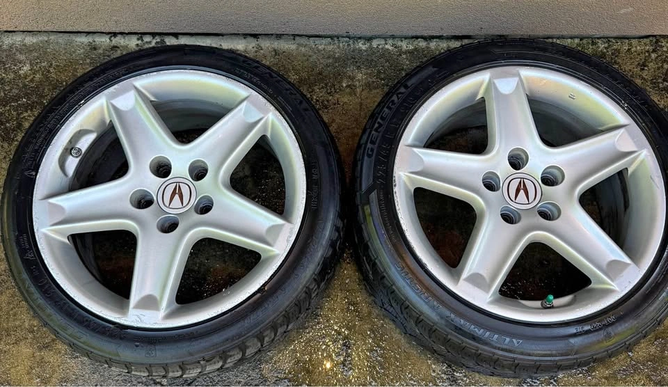 OEM Acura 17” Alloy Wheels (Pair) – 5x114.3 Bolt Pattern
