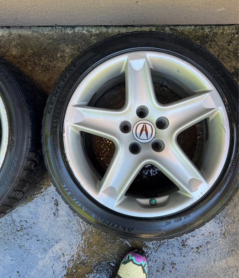 OEM Acura 17” Alloy Wheels (Pair) – 5x114.3 Bolt Pattern - photo 3