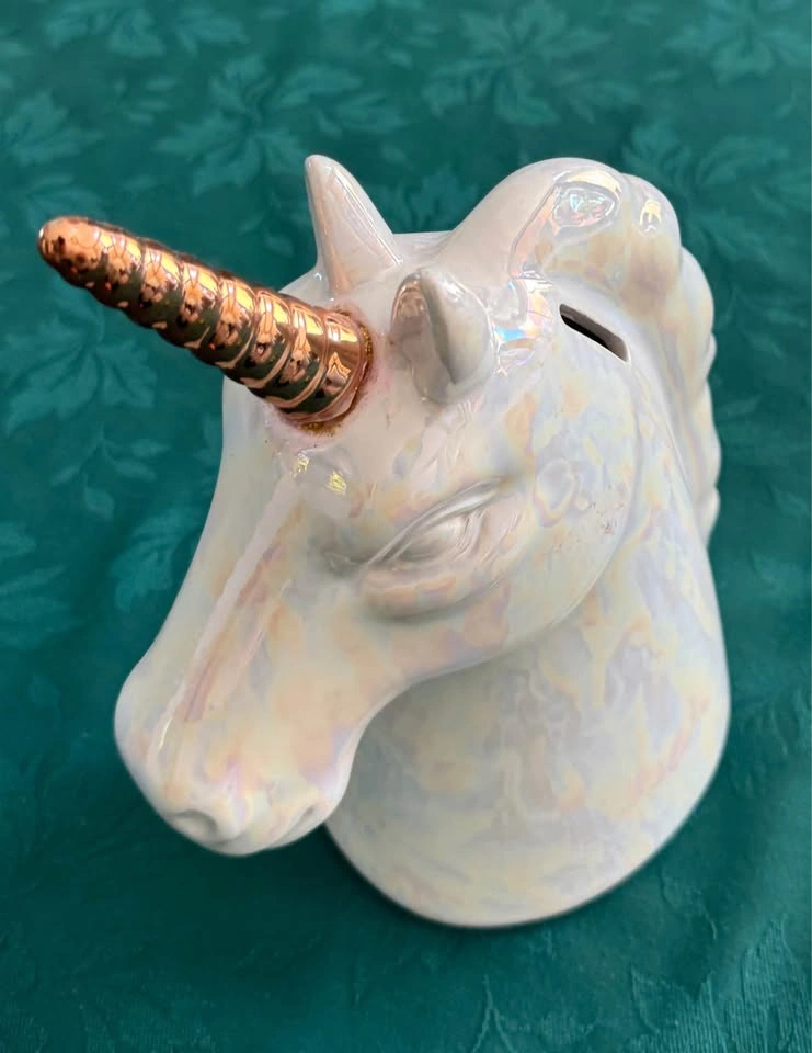 Ceramic Piggy Banks – Unicorn & Lip Print Pig - photo 2