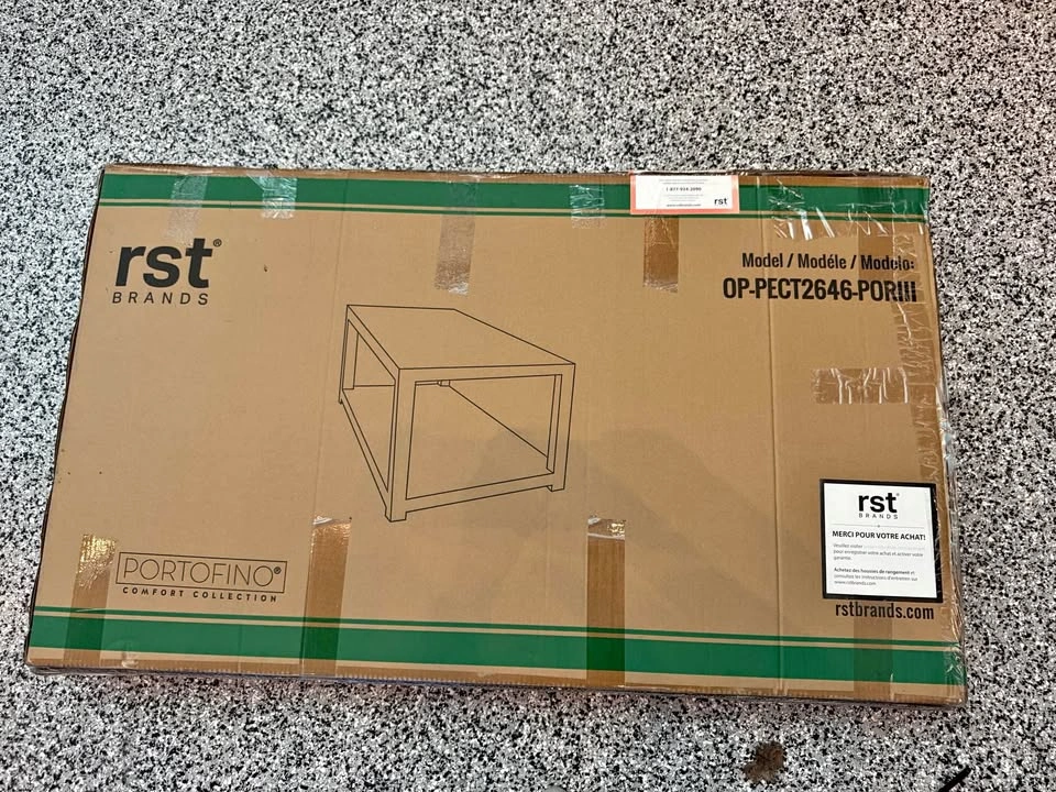 NEW RST Portofino Outdoor Wicker Coffee Table – Sealed in Box