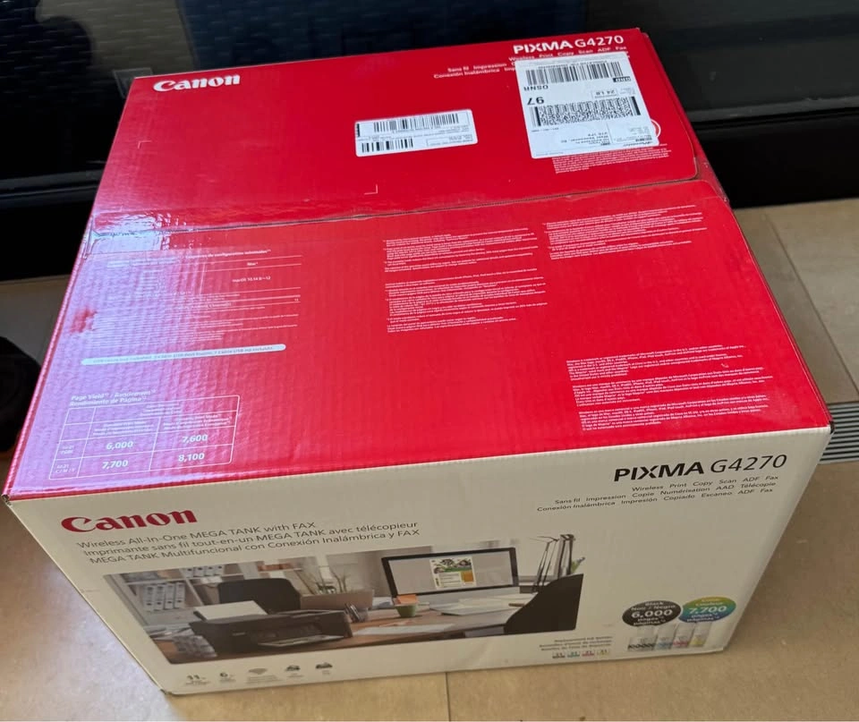Canon PIXMA G4270 MegaTank all-in-one printer - Brand New Sealed - photo 2