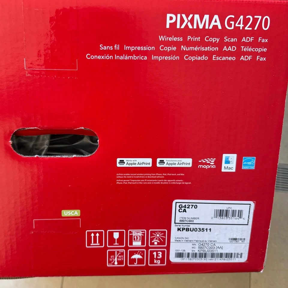 Canon PIXMA G4270 MegaTank all-in-one printer - Brand New Sealed - photo 4