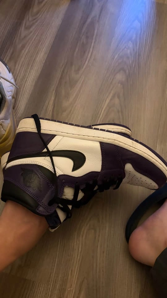 Nike Air Jordan 1 High Court Purple 2.0 - photo 3