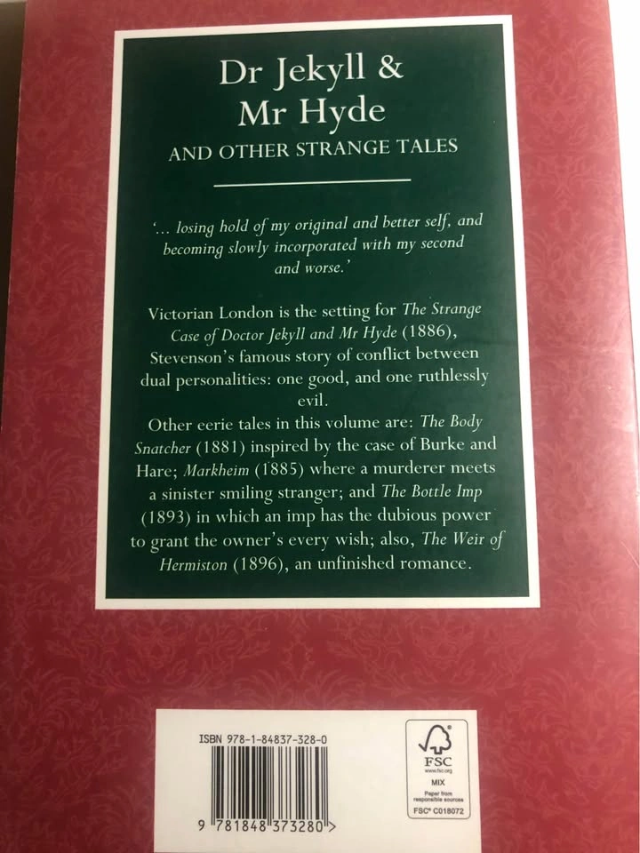 ⚽️ Dr Jykell and Mr Hyde by Robert Louis Stevenson - photo 2