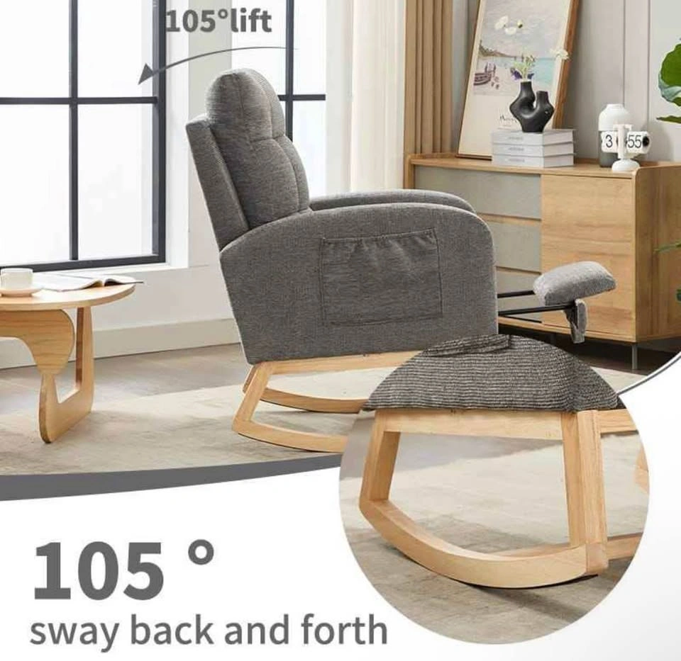 Rocking chair with foot rest for mom’s nursery - photo 2
